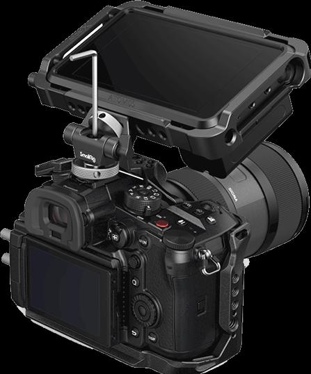 Image du produit SmallRig Support de moniteur pivotant et inclinable avec fixation par griffe froide (Accessoires pour moniteurs)