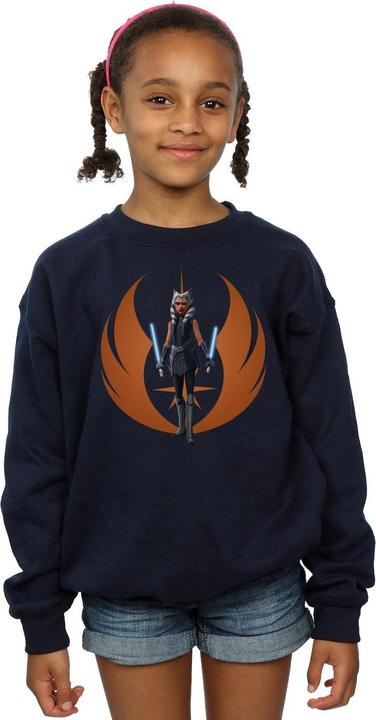 Produktbild Star Wars Clone Wars Ahsoka Rebel Pose Sweatshirt Mädchen (152, 158)
