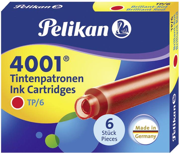 Pelikan 4001 Tp/6 (cartouches d'encre, Rouge)
