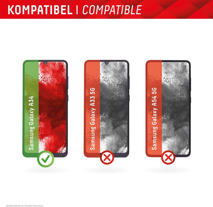 Displex Real Glass, 2D Panzerglas (1 pièce(s), Samsung Galaxy A34 5G)