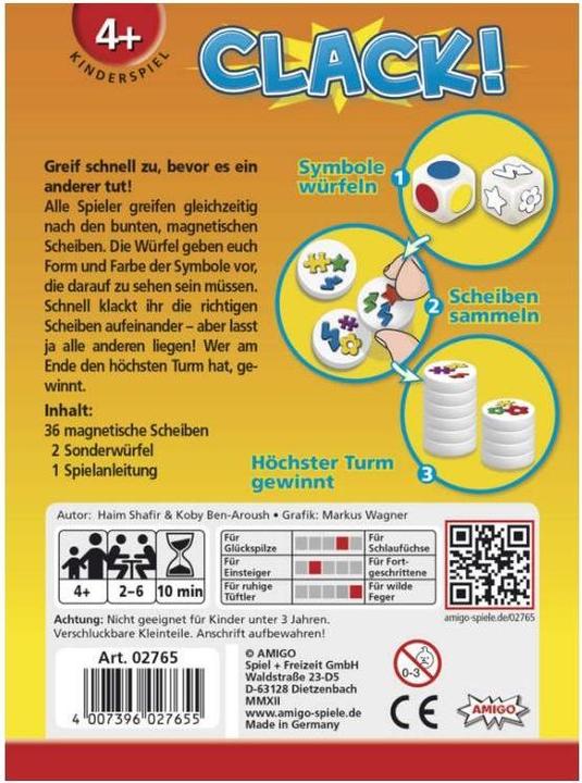 Actual product image Amigo Clack! (German)
