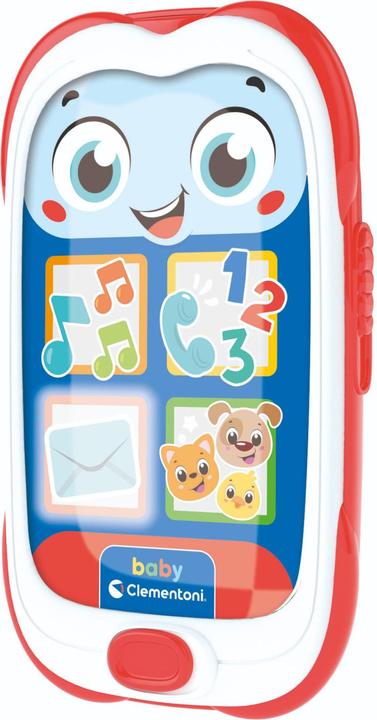 Produktbild Clementoni Baby Smartphone Rot – erstes Spielzeug für Kinder 6 Monate, Handyspiel, Musik, interaktiv