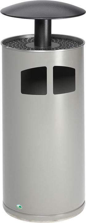 Immagine prodotto VAR Contenitore per rifiuti con posacenere e contenitore interno, capacità 75 l (75 l)