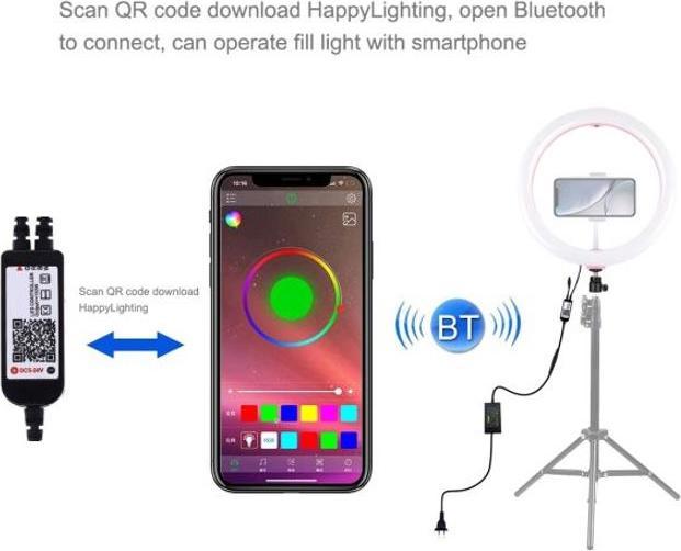 Produktbild Puluz 12" RGB LED Ringleuchte (Ringleuchte)