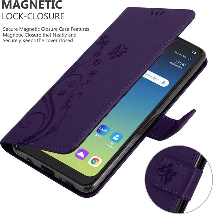 Image du produit Cadorabo Coque pour LG K40S pour Fleur Book (Xiaomi Redmi K40s, K40s)