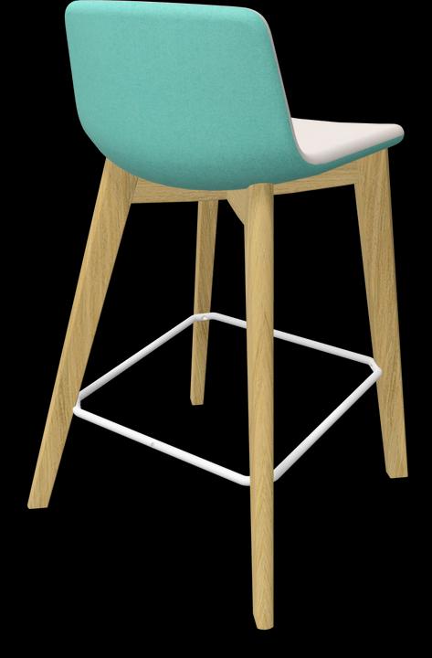 Beige, White, Mint, Ash natural light grey stained
