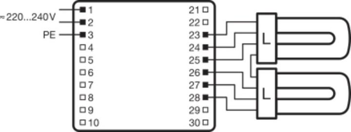 Immagine prodotto Osram QTRONIC ECG 2X36-40/220-240