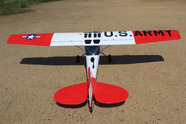 Productafbeelding Seagull Models ( SG-Models ) Cessna Bird Dog "DeadEye" 122" ARF 75-125CCm (Schaalmodel)