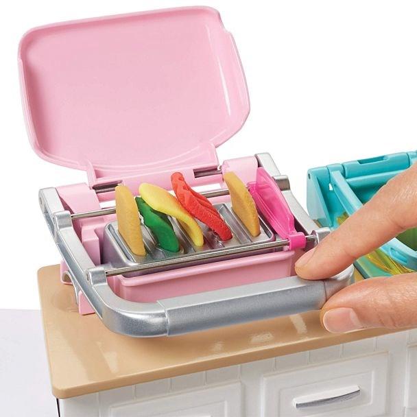 Actual product image Barbie Deluxe kitchen play set & doll