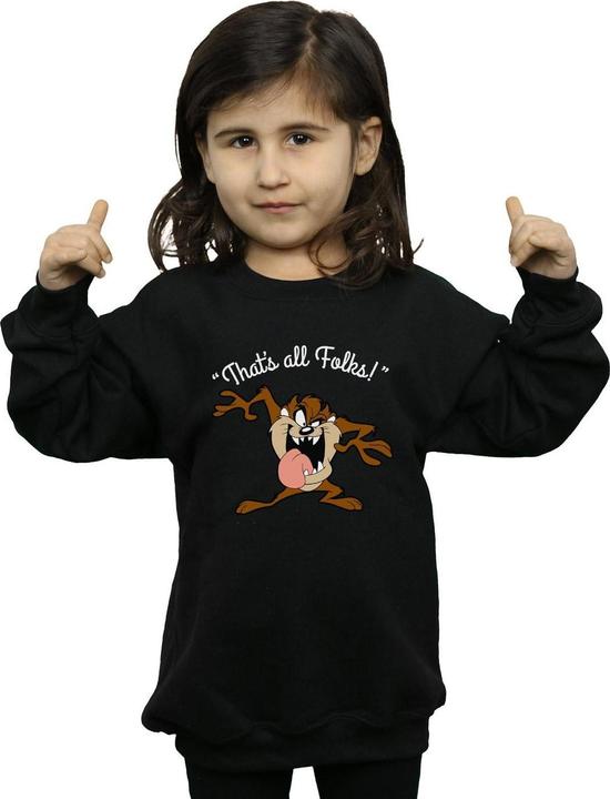 Immagine prodotto Looney Tunes Taz That's All Folks Felpa Ragazze (116)