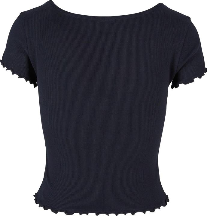 Actual product image Urban Classics Ladies Rib Babylock Tee (L)