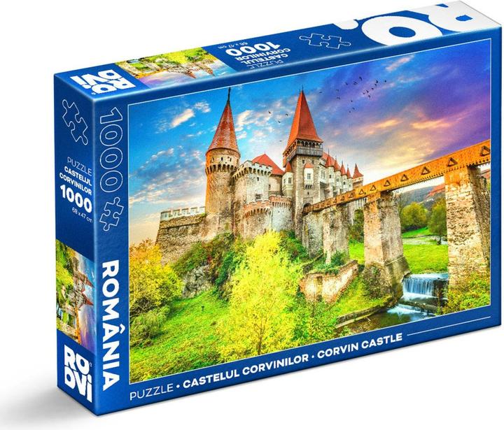 Produktbild D-Toys Puzzle 1000 pieces - Corvin Castle (Gothic largest castles in Europe) (1000 Teile)