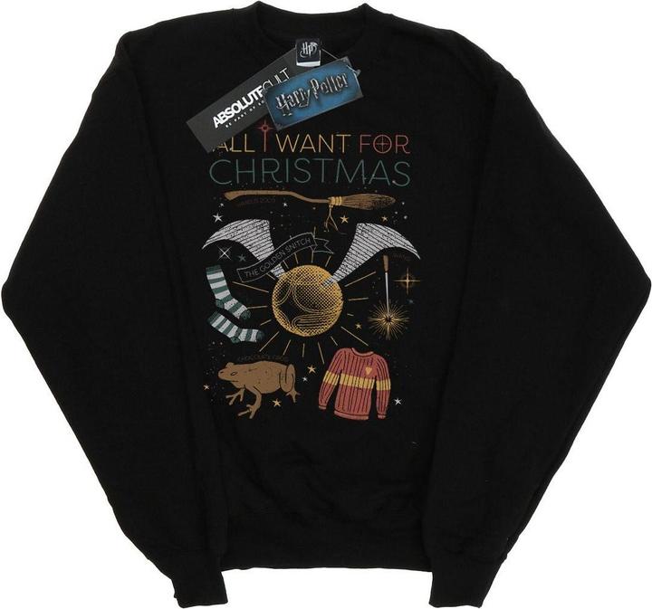 Immagine prodotto All I Want For Christmas Felpa Ragazze (128)