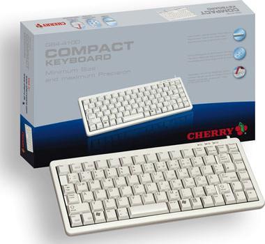 Produktbild CHERRY Tastatur grau Compact Layout DE (DE, Kabelgebunden)