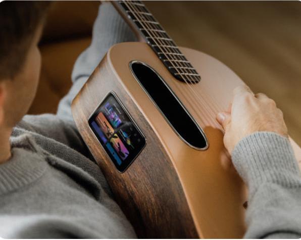 Actual product image Lava Music Guitar ME4 Spruce 41 inch Woodgrain Brown (Acoustic guitar, Spruce top, HPL floor and frames)