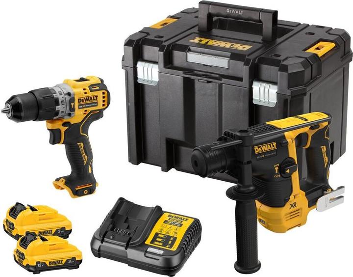 Actual product image DeWalt ZESTAW COMBO 12V DCK2102L2T (DCH072 DCD706) 2x3,0Ah TSTAK