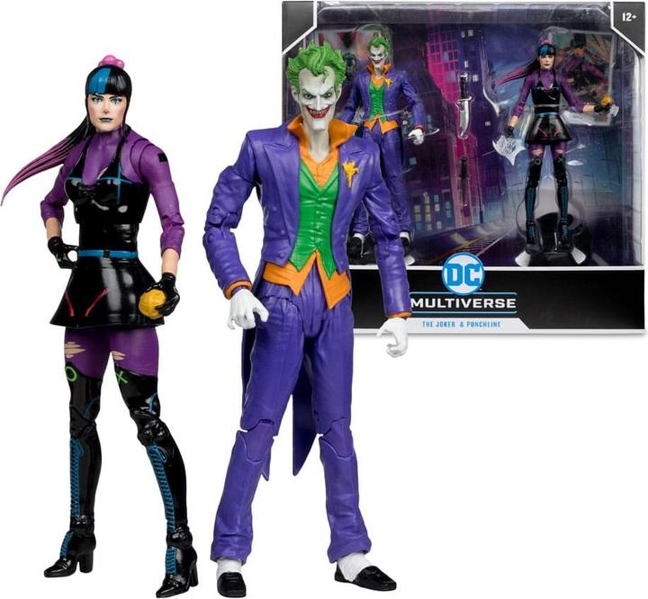 Immagine prodotto McFarlane Figure d'azione del Multiverso DC 2-pack The Joker & Punchline 18 cm