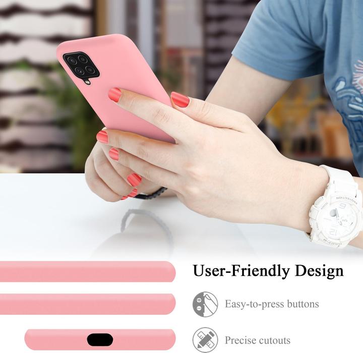 Productafbeelding Cadorabo TPU Vloeibaar Silicone Hoesje (Samsung Galaxy M22, Samsung Galaxy A22, Samsung Galaxy A32)