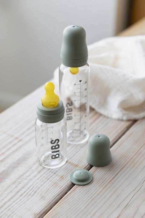 Actual product image Bibs Baby glass bottle, Ivory 225ml (225 ml)