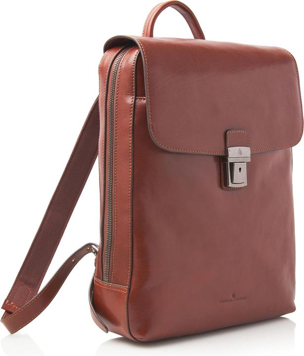 Actual product image Castelijn & Beerens Guus backpack leather 40 cm laptop compartment (12 l)