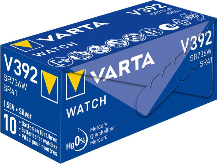 Produktbild Varta 1 Chron V 392 High Drain (1 Stk., LR41, 40 mAh)