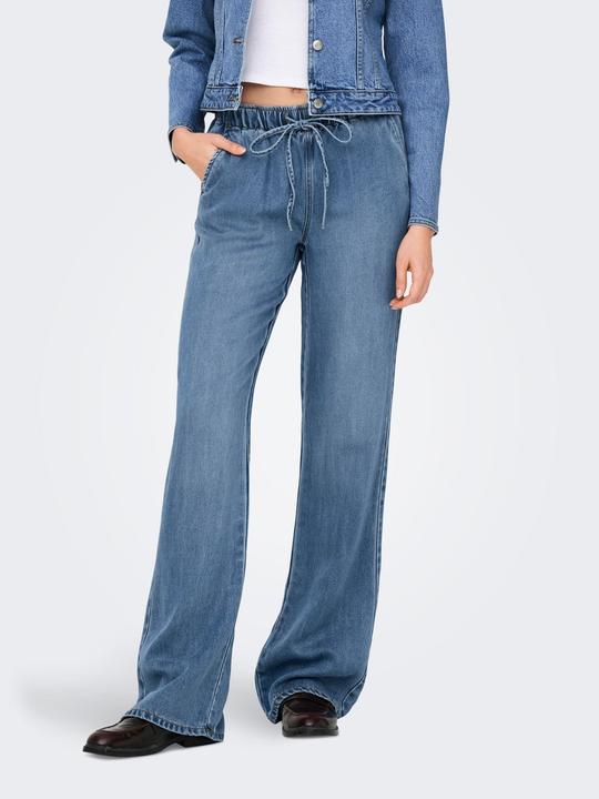 Actual product image Only ONLGRETA Hohe Taille Weiter Beinschnitt Jeans Jeans mit weitem Bein (34)
