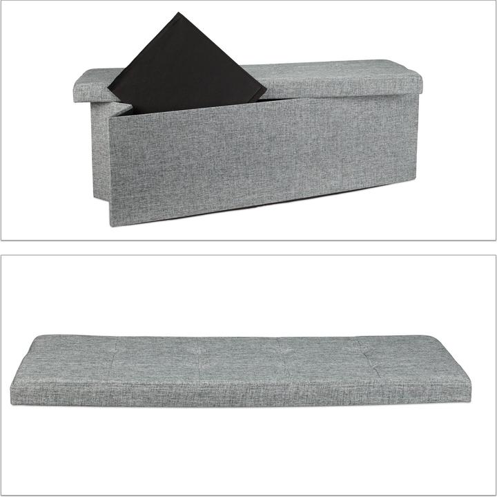 Produktbild Relaxdays Faltbare Sitzbank (38 cm)