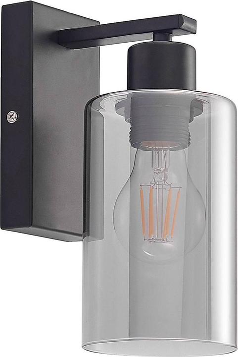 Produktbild Lindby Emavi Wandleuchte mit Rauchglas (E27)