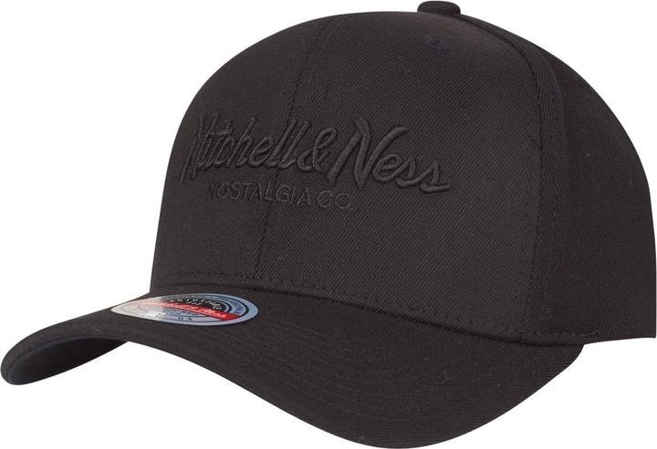 Produktbild Mitchell & Ness Stretch Snapback Cap - PINSCRIPT schwarz
