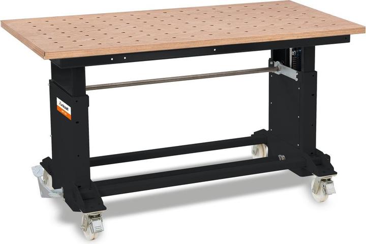 Produktbild Unicraft Stürmer - Arbeits- und Montagetisch mit Buche-Multiplex-Lochrasterplatte AMT 500 BL (74 cm, 146 cm)
