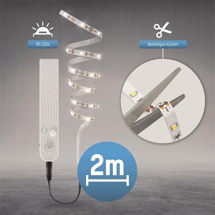 Actual product image Ansmann LED strip with sensor (Warm white, 200 cm, Indoor)