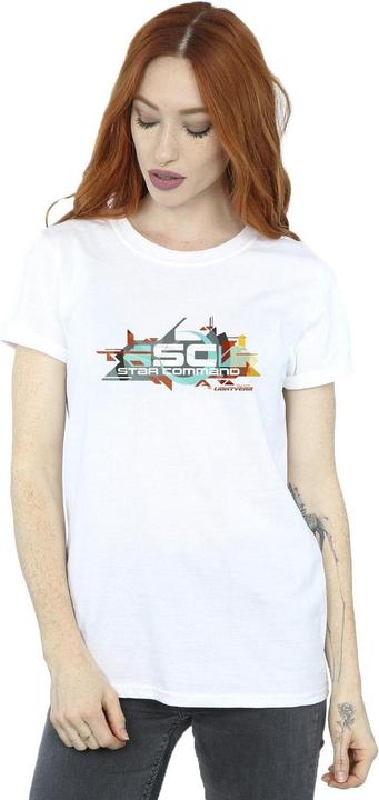 Immagine prodotto Disney Lightyear Star Command Graphic Title Maglietta Ampia Donna (S)