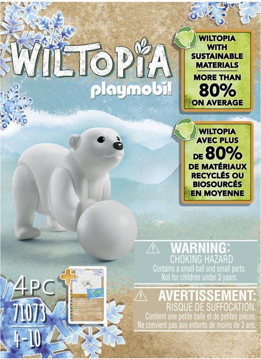 Image du produit Playmobil 71073 Wiltopia - Jeune ours polaire (71073, Playmobil Wiltopia)