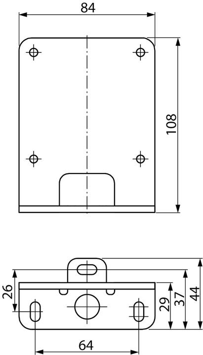 Produktbild Dormakaba Boden-Montagewinkel (Indoor)