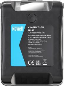 Produktbild Newell Air Artha XL LED-Lampe und BP-95 LCD-V-Mount-Akku-Set