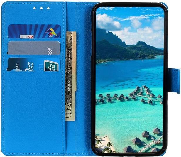Actual product image MU Classic Litchi Leather Bookcover Series (Oppo A94)