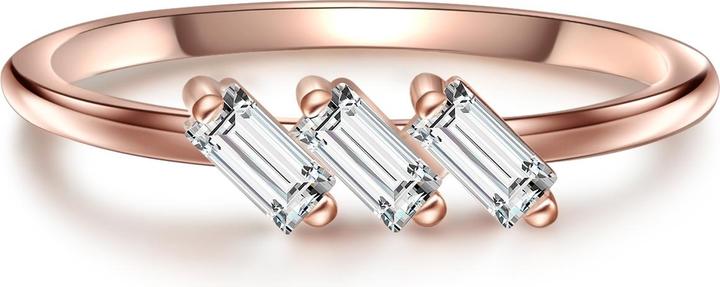 Immagine prodotto Glanzstücke München Donna Argento 925 Cristallo di rocca Oro rosa - 11078 (50, 925 Argento)