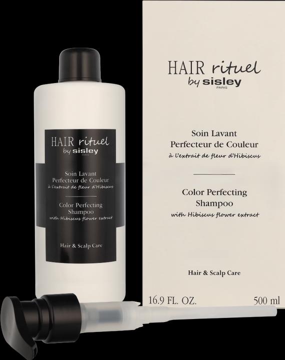 Produktbild Sisley Soin Lavant Perfecteur de Couleur Ã l'extrait de fleur d'Hibiscus (500 ml, Flüssiges Shampoo)