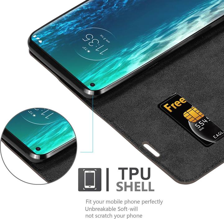 Productafbeelding Cadorabo Boek Onzichtbare Magneethoes (Motorola Rand)
