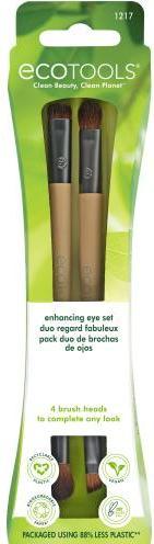 EcoTools Eye Enhancing Duo Lidschatten-Pinsel Set (Set)