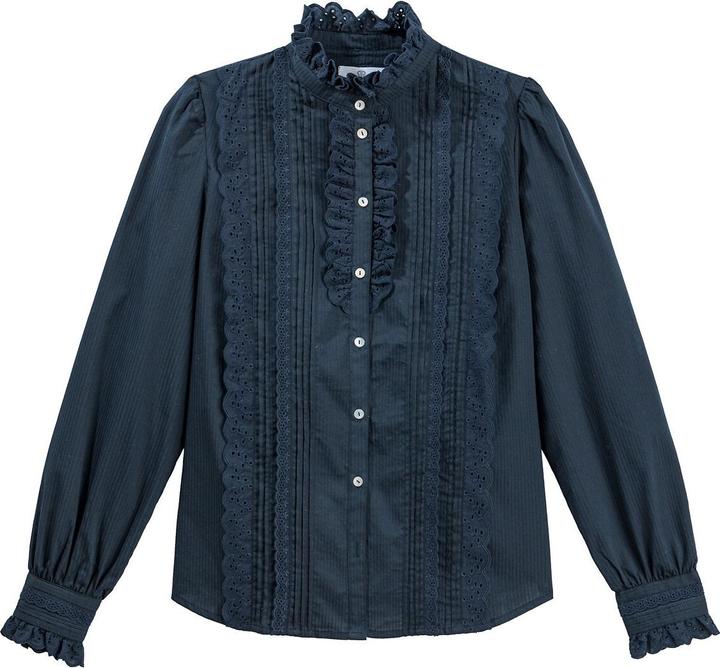 La Redoute Collections Viktorianische Rüschenbluse Signature (50)