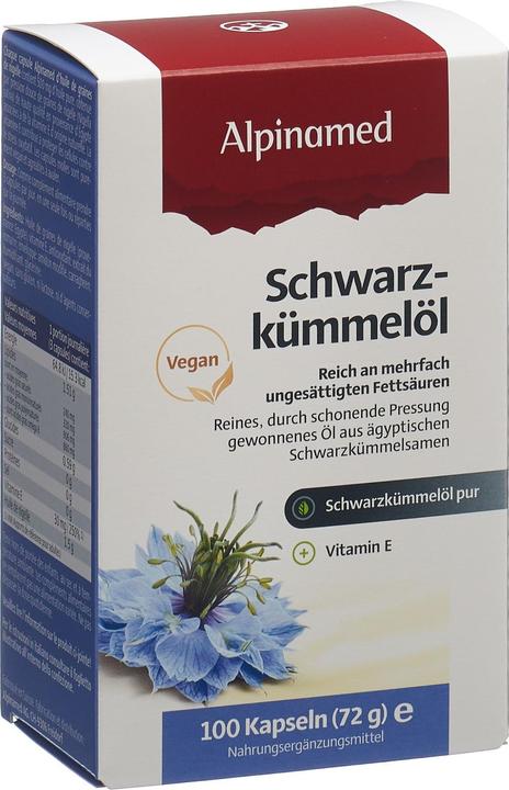 Image du produit Alpinamed Huile de cumin noir (100 pièce(s), Capsules, 112 g)