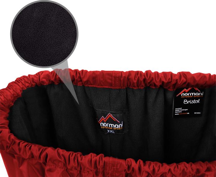 Immagine prodotto Normani Pantaloni da pioggia per bambini con fodera in pile - 9009 (XL)