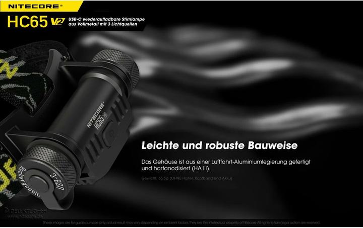 Produktbild Nitecore HC65 V2 USB (1750 lm)