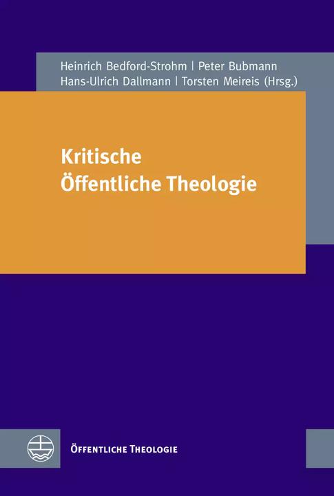 Image du produit Kritische Öffentliche Theologie (Allemand, Torsten Meireis, Paille Henry Bedford, Peter Bubmann, Hans-Ulrich Dallmann, 2022)