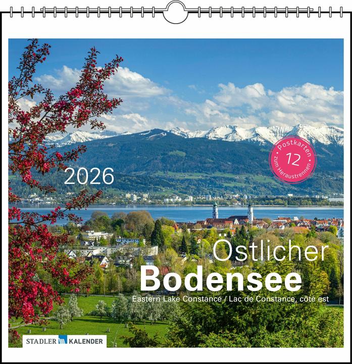 Produktbild stlicher Bodensee 2026 (17 x 17 cm, Harter Einband, Deutsch)