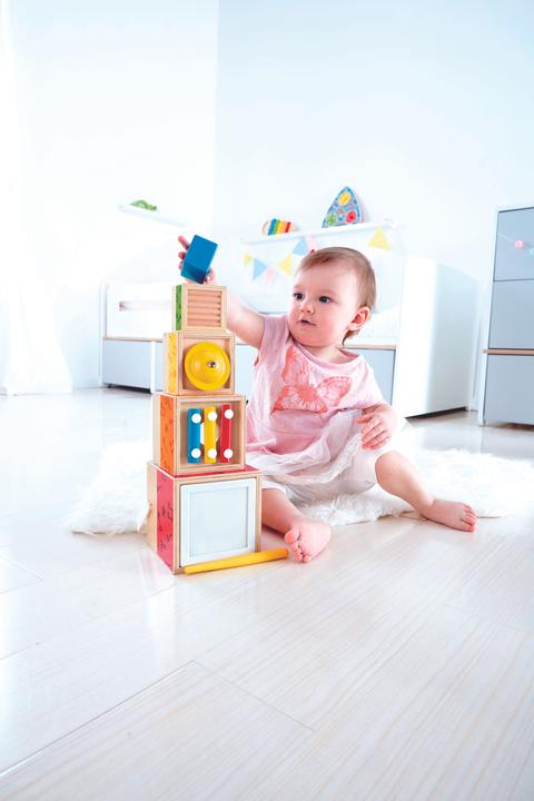 Immagine prodotto Hape Cubo per l'accatastamento della musica (Tedesco)