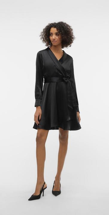 Image du produit Vero Moda Vmbeatrice Ls Shawl Neck Short Dress Vma Robe (XS)