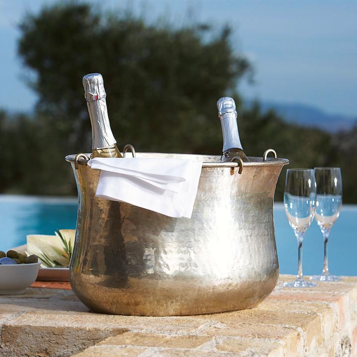 Image du produit Loberon Seau à champagne Montgomery argent antique