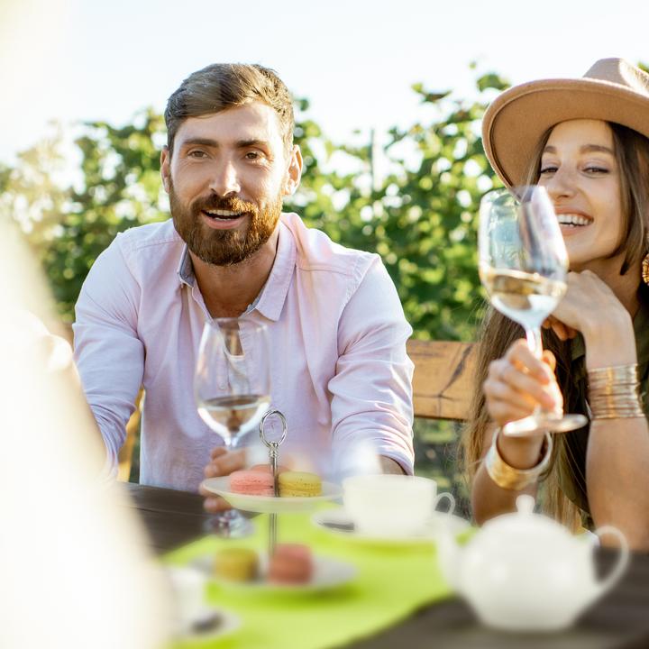 Actual product image Relaxdays garden table (77.50 cm)
